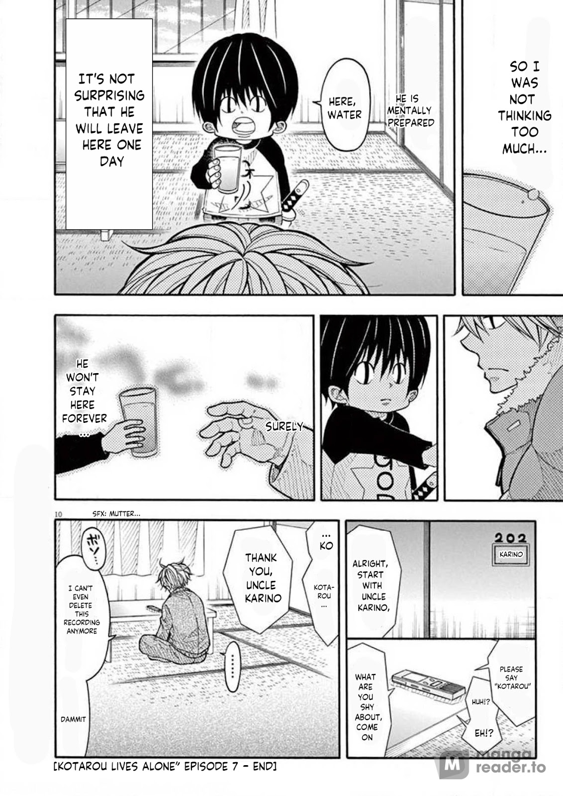 Kotaro Lives Alone, Chapter 120 image 010